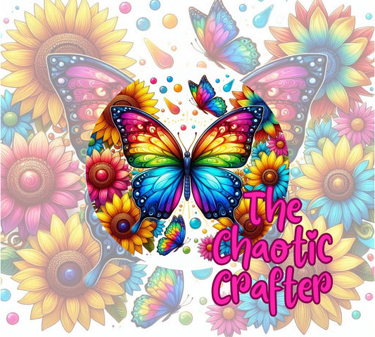 Rainbow Butterfly Sublimation Prints (TRANSFERS ONLY)