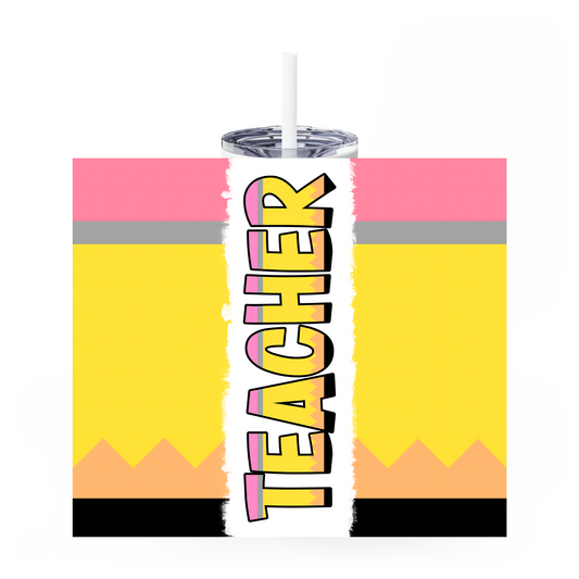 Pencil Teacher Tumbler