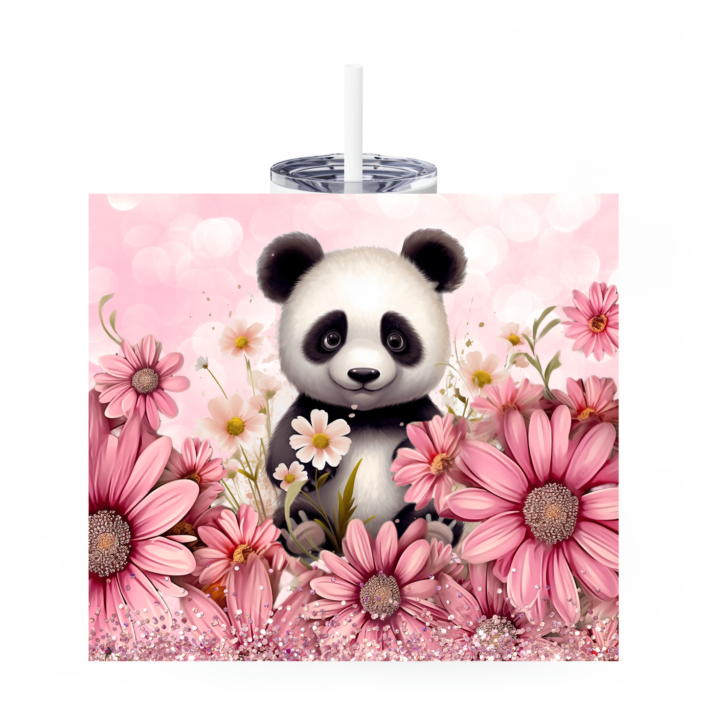 Pink Panda 20oz Tumbler