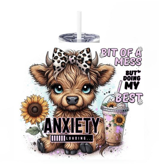 Anxious Cow 20oz Tumbler